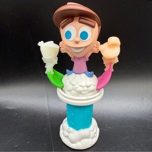 The Fairly Odd Parents 2003 Spinning Jimmy Burger King Toy Nickelodeon 6” tall